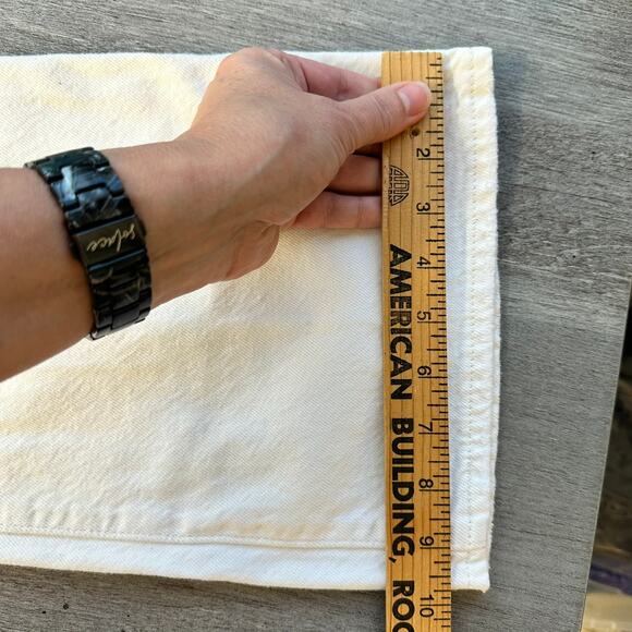 Levi's Baggy Bootcut Jeans Premium Denim White 27 - Picture 15 of 16